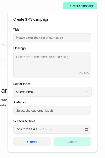 SMS campaig