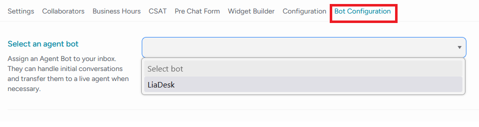 Bot Configuration