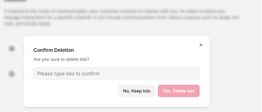 Delete Inboxes